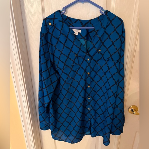 Charter Club - long sleeve button-down; Stylish; Size 3x - Picture 5 of 6